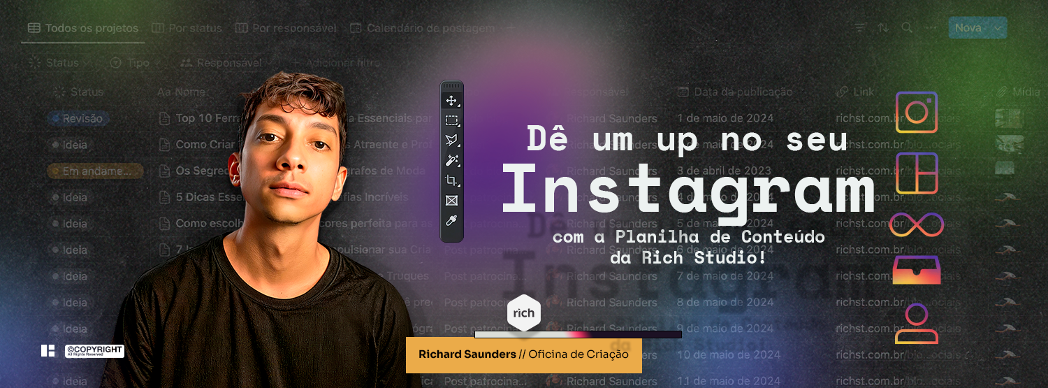 Domine seu Instagram com Nossa Planilha de Planejamento de Conteúdo Mensal Gratuita!